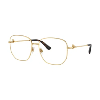 Dolce & Gabbana Dg135602 Metal Square-frame Eyeglasses In Gold