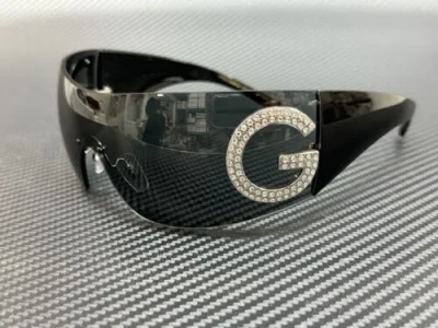 Pre-owned Dolce & Gabbana Dg2298b 05 87 Black Dark Grey Women's 72 Mm Sunglasses In Gray
