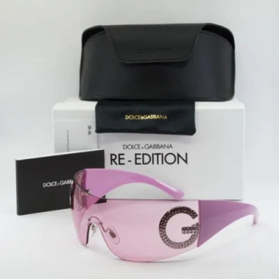 Pre-owned Dolce & Gabbana Dg2298b 05/84 Pink/pink 40-140-120 Sunglasses Authentic
