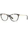 Dolce & Gabbana Dg3258 Women's Butterfly Eyeglasses In Black Gold