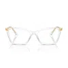 Dolce & Gabbana Dg3347 Sicilian Taste Eyeglasses In 3133 Clear/gold