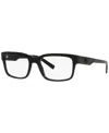 Dolce & Gabbana Men's Rectangle Eyeglasses, Dg3352 In Black