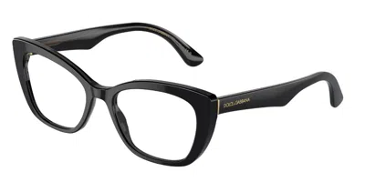 Dolce & Gabbana Dg3360 Women's Glasses, Black, Size 54