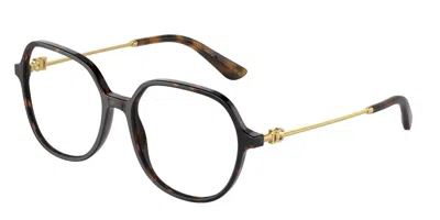 Dolce & Gabbana Dg3364 Women's Glasses, Tortoiseshell, Size 54 In Gold