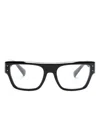 Dolce & Gabbana Dg3384 Rectangle-frame Glasses In Black