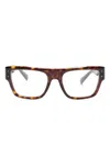 Dolce & Gabbana Dg3384 Rectangle-frame Glasses In Brown