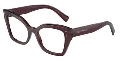 Dolce & Gabbana Dg3386 Women's Glasses, Purple, Size 53