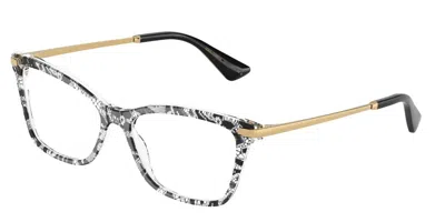 Dolce & Gabbana Dg3393 3287 Women's Glasses Black Size 56 - Free Lenses - Blue Light Block Available In Brown