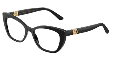 Dolce & Gabbana Dg3398 Women's Glasses, Black, Size 54
