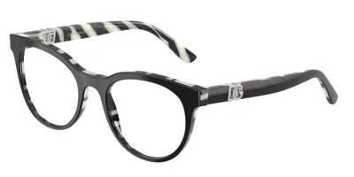 Dolce & Gabbana Dg3399 Women's Glasses, Black, Size 52