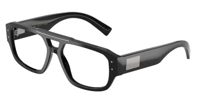 Dolce & Gabbana Dg3406 Men's Glasses, Black, Size 56