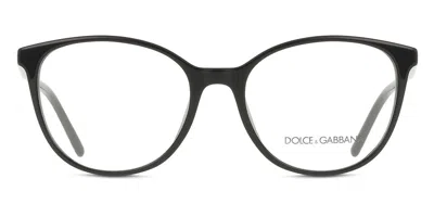 Dolce & Gabbana Dg3425 Women's Glasses, Black, Size 52
