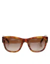 Dolce & Gabbana Dg4338f Brown Havana Full Rim Round Lenses Sunglasses In Brown