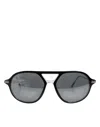 Dolce & Gabbana Dg4343f Black Acetate Frame Pilot Shades Sunglasses In Black