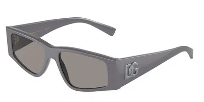Pre-owned Dolce & Gabbana Dg4453 3090m3 Grey Photo Grey 55 Mm Men's Sunglasses In Photo Grey New