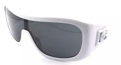 Pre-owned Dolce & Gabbana Dg4454-331287 130 White Sunglasses In Gray