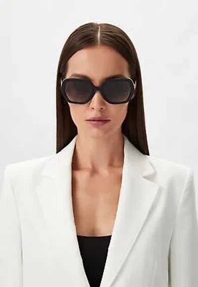 Pre-owned Dolce & Gabbana Dg4468b-34218g-58 Opal Grey Sunglasses In Gray
