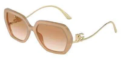 Pre-owned Dolce & Gabbana Dg4468b-34373b-58 Dgb-b-beige Sunglasses