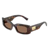 Dolce & Gabbana Rectangle-frame Sunglasses In Brown
