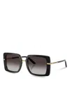 Dolce & Gabbana Dg4491 Square Acetate Sunglasses In Gray Gradient