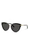 Dolce & Gabbana Dg4492 Butterfly Acetate Sunglasses In Dark Gray
