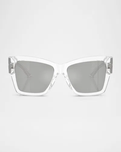 Dolce & Gabbana Dg4493 Square Acetate Sunglasses In Crystal