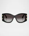 Dolce & Gabbana Dg Millennials Butterfly Sunglasses In Black