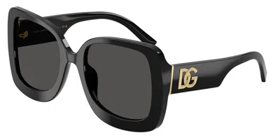 Dolce & Gabbana Dg4513 501/87 Occhiali Da Sole Neri Per Donna In Black