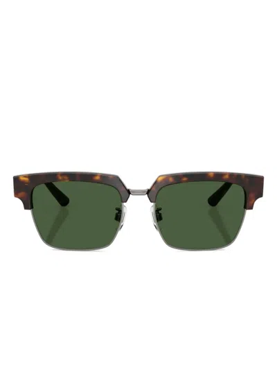 Dolce & Gabbana Dg4522 Square-frame Sunglasses In Green