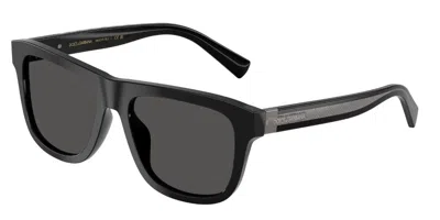 Dolce & Gabbana Dg4545 501/87 Men's Sunglasses Black Size 55