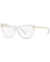 Dolce & Gabbana Dg5025 Women's Round Eyeglasses In Clear