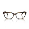 Dolce & Gabbana Dg5106u Dg Crossed Eyeglasses In 502 Havana