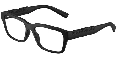 Dolce & Gabbana Dg5112 Men's Glasses, Black, Size 53