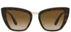 Dolce & Gabbana Womens Brown Dg4472 Cat-eye Acetate Sunglasses