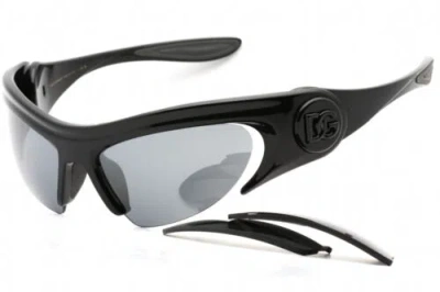 Pre-owned Dolce & Gabbana Dg6192 501/6g Black / Grey Mirror Black 58-13-120 Sunglasses