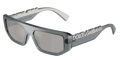 Dolce & Gabbana Dg6203 32556g Men's Sunglasses Grey Size 56 In Gray