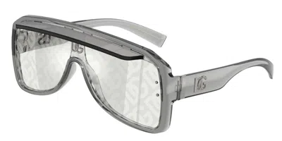 Dolce & Gabbana Dg6205 3160al Men's Sunglasses Grey Size 137 In Gray