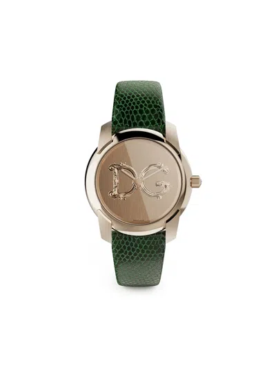 Dolce & Gabbana Dg7 Barocco Watch In Gold