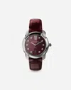 Dolce & Gabbana Dg7 40mm Watch In Burgundy