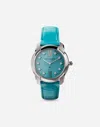 Dolce & Gabbana Dg7 34 Mm Watch In Light Blue
