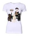 Dolce & Gabbana Graphic Patch Cotton T-shirt In White