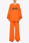 Dolce & Gabbana Dgvib3 Crewneck Sweatshirt In Orange