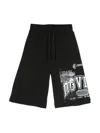 Dolce & Gabbana Dgvib3 Dgvib3-print Cotton Jersey Shorts In Black