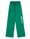 Dolce & Gabbana Dgvib3 Dgvib3-print Cotton Track Pants In Green