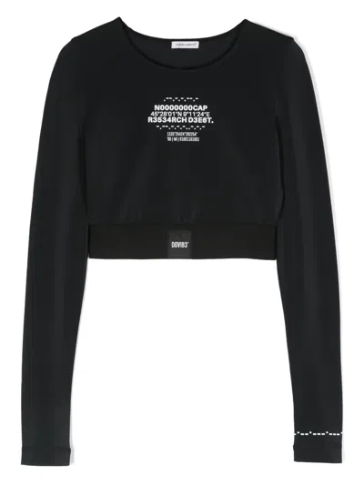Dolce & Gabbana Dgvib3 Logo-appliqué T-shirt In Black
