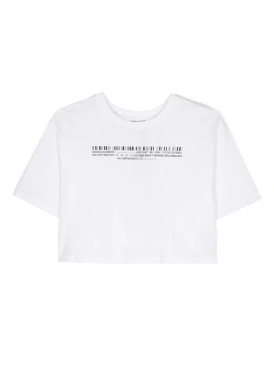 Dolce & Gabbana Dgvib3 Kids' Logo-print T-shirt In White