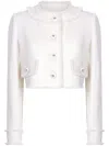 Dolce & Gabbana Long-sleeved Casual Jacket In White