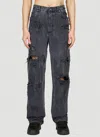 DOLCE & GABBANA DISTRESSED DENIM JEANS