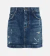 Dolce & Gabbana Blue Jeans Skirt In Blue