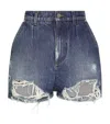 Dolce & Gabbana Distressed Denim Shorts